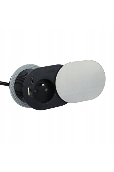 Design Lighting Prelungitor cu prize Elektrima Slider 60mm 230V USB 20W 1,9 M...