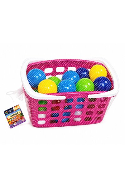 Hashtag Toys Set coș cu mâner și bile