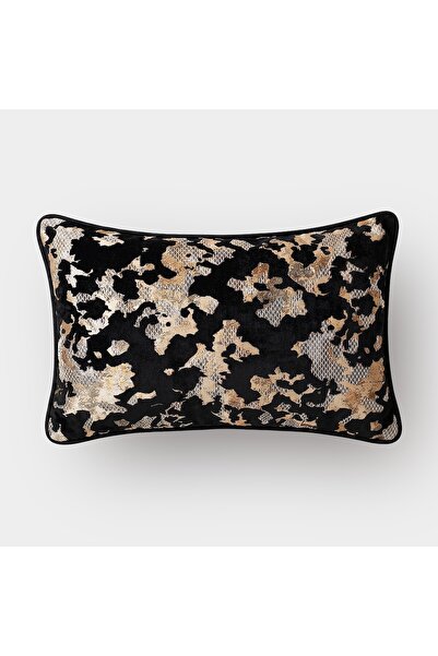 Lidoma Home "Amore" Desenli Kırlent Kılıfı - 30x50 - Siyah