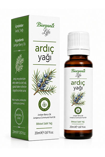ORGANİK LİFE Ardıç Yağı 20 ml - Rahatlatıcı Vücut Masajı & Cilt Bakım Yağı