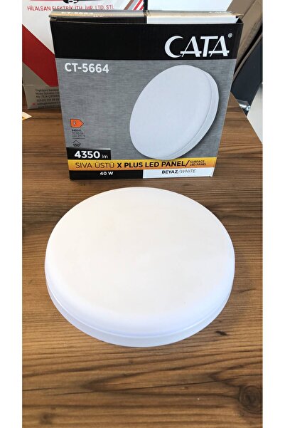 Cata 40W X PLUS SIVA ÜSTÜ LED PANEL BEYAZ