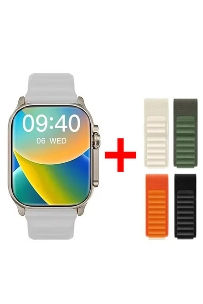 Choice21 Gray and Strap 2026 New Watch 10 Ultra Smart Watch 49mm New NFC Men ...