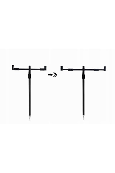 Miracle Fish Suport pentru 3 lansete Buzz Buz Bar, reglabil + Suport telescop...