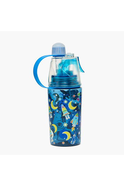 Skylar Space Print Tritan Water Bottle with Spray Feature