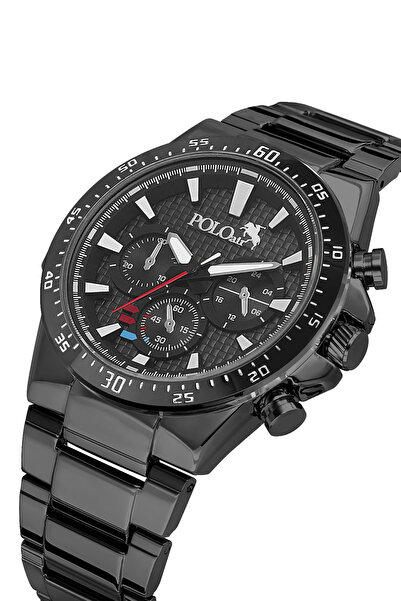Poloair Classic Men's Wristwatch Black Color Pl-7091E1X