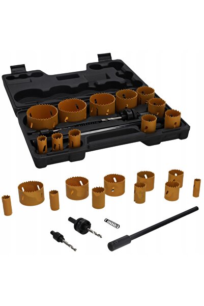 Dedra-Polonia Dedra Set de 15 bucăți freze carotieră bimetalice 08Wz04