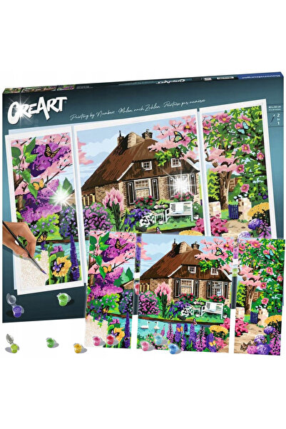 Ravensburger Tiptoi Farby Canvas Creart 23550 Pictură pe numere Casă de țară ...