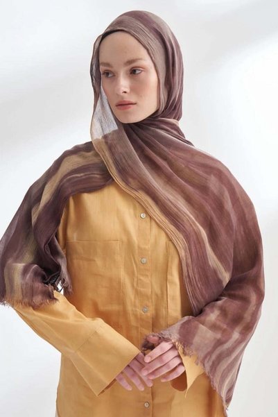 ARMANDA شال بنمط مزيج أورجانيك تاتش