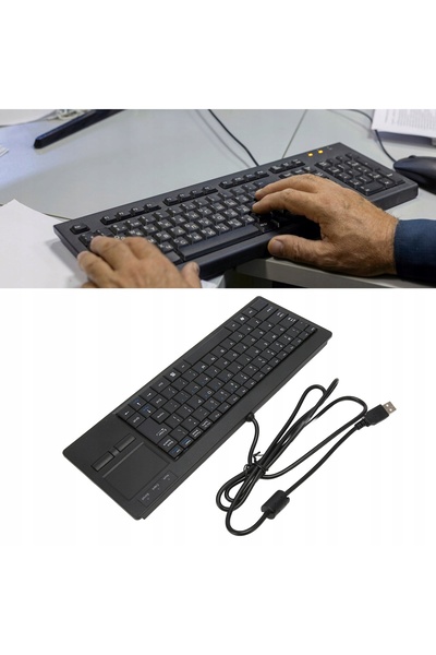 NO BRAND Tastatură wireless ultra-subțire mini compactă cu touchpad