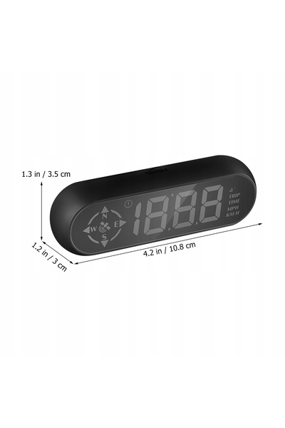 NO BRAND Afișaj vitezometrul auto Vitezometru multifuncțional GPS HUD digital
