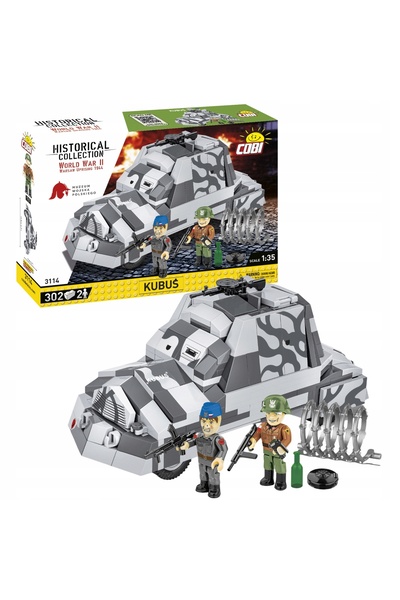 COBI BLOCKS 3114 Mașină blindată KUBUŚ HC WW2 302 El.
