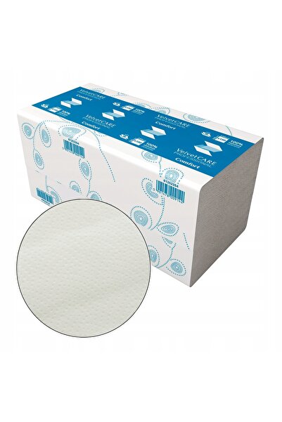 NO BRAND Prosoape de hârtie Zz 23X23 Velvet Care 20 x 150 bucăți (Cutie de ca...