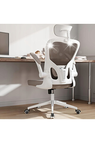 NO BRAND Scaun ergonomic cu suport lombar și tetieră reglabilă