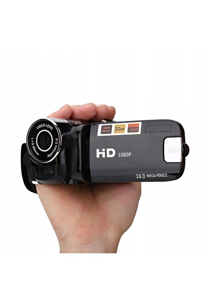 NO BRAND Cameră video digitală Full HD 1080P cu zoom 16X și rezoluție înaltă