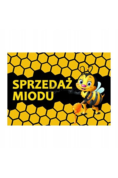 NO BRAND Panou informativ mare Miere din miereștele noastre proprii Design Tn10D
