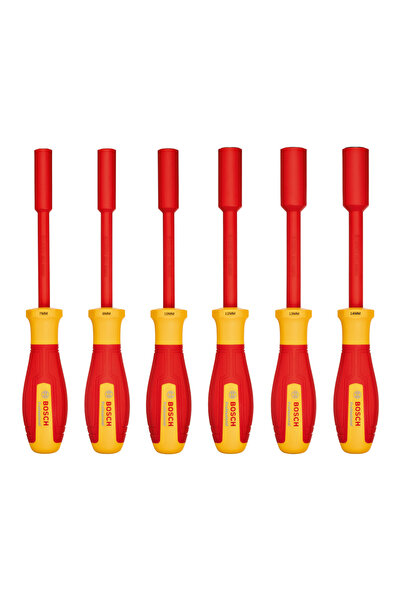NO BRAND Set de 6 chei tubulare izolate VDE Bosch