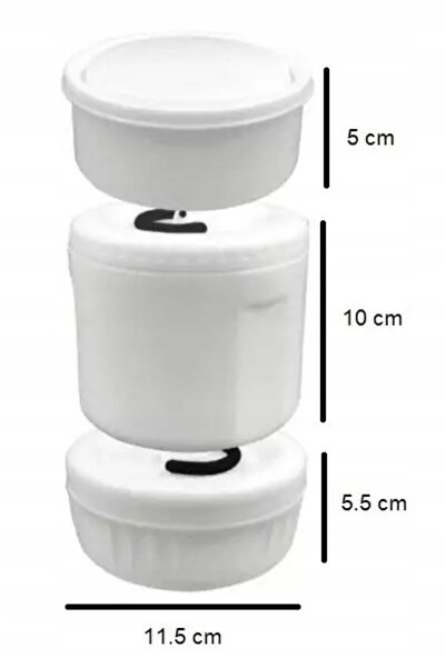 NO BRAND Kinghoff 1.5L Kh-1396 Termos pentru mâncare din oțel inoxidabil