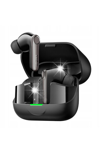 EARFUN Air Pro 4+ Căști TWS Fără Fir Bluetooth 6.0 ANC LDAC Negru IP55