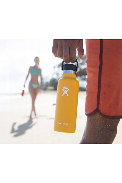 NO BRAND Sticlă Hydro Flask cu gură standard și capac flexibil 18 Oz / 532 ml...
