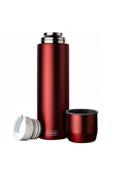 NO BRAND Termos din oțel inoxidabil Lurch 0,75 L Mediu 7,5 X 29 cm Roșu