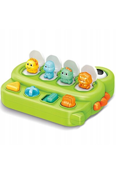 NO BRAND Dinozauri Pop-Up Woopie Baby, Jucărie Interactivă, Educativă