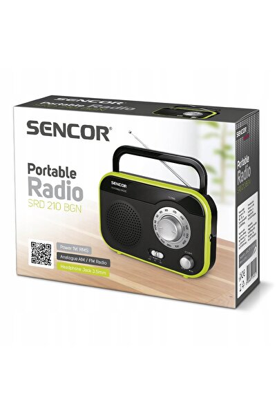 NO BRAND Radio FM portabil pentru călătorii Sencor 210BGN, alimentare la rețe...