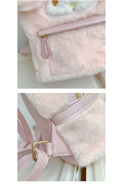 NO BRAND Rucsac școlar mini Sanrio - Cinnamoroll cu breloc