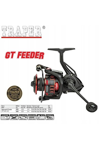 NO BRAND Mulineta Traper Gt Feeder 3000 + Tambur Suplimentar