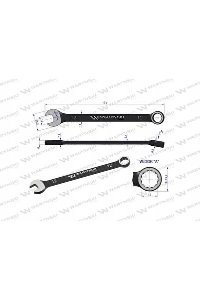 NO BRAND Cheie fixă cu clichet de 18mm Waryński