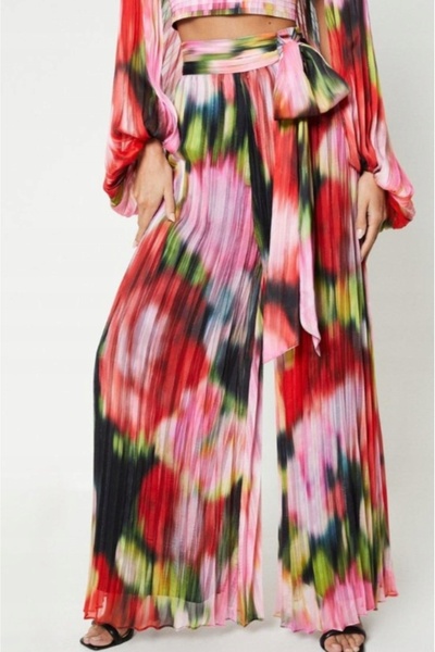 NO BRAND Țesătură de pantaloni cu model, lejeră, multicoloră, Coast 44