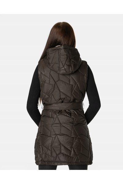 NO BRAND Vestă călduroasă de damă, matlasată, fără mâneci 2264-03 R L
