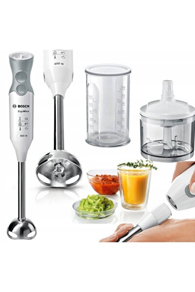 NO BRAND Blender Bosch Professional 600W, Râșniță puternică, Set de recipiente