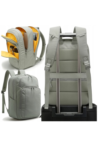 NO BRAND Rucsac Bange pentru laptop de până la 16.4 inch, 20-40 L, gri