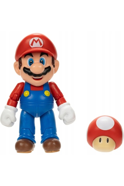 NO BRAND Super Mario Jakks Pacific Figurină Articulată Originală Mario + Supe...