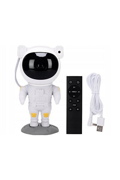 NO BRAND Proiector LED cu stele, lumină de noapte astronaut, cu telecomandă