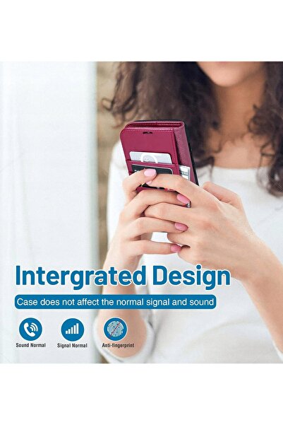 NO BRAND Husă flip din piele Ocase pentru Samsung Galaxy S23 FE, tip portofel...