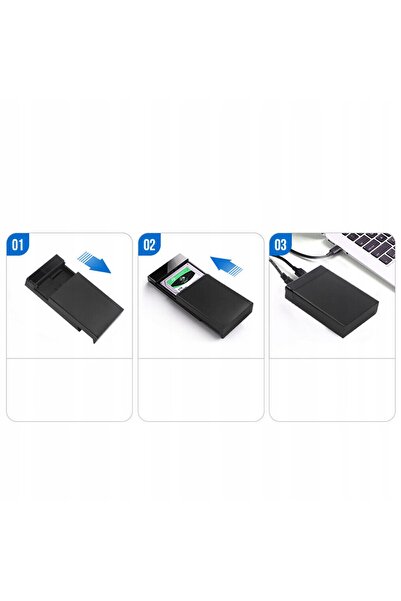 NO BRAND Carcasă externă HDD / SATA 2.5/3.5'' 18TB USB 3.0