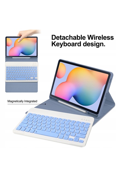NO BRAND Husă cu tastatură pentru Samsung Galaxy Tab S6 Lite 10.4 "