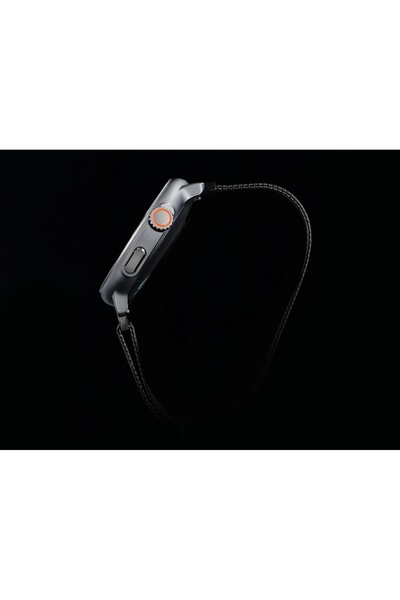 NO BRAND Smartwatch GlacierX Aura apeluri SMS negru +brățară +protecție