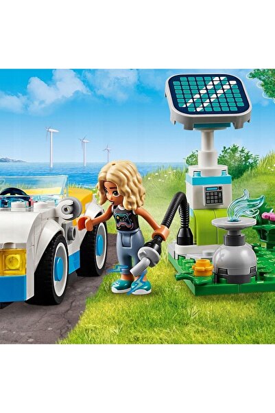 NO BRAND FRIENDS 42609 Mașină electrică și stație + PUNGĂ CADOU de la 6 ani