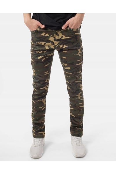 NO BRAND Pantaloni călduroși Moro pentru bărbați, căptușiți, Zd22 R 86 cm