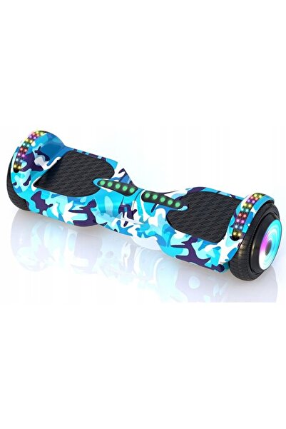 NO BRAND Skateboard electric Hoverboard Skateboard Roți mari 6,5” LED RGB Blu...