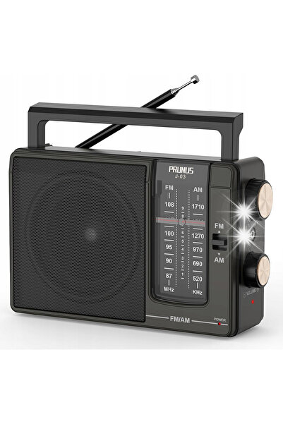 NO BRAND Radio FM AM Portabil, Alimentat cu Baterii și la Rețea, Difuzor Mare...