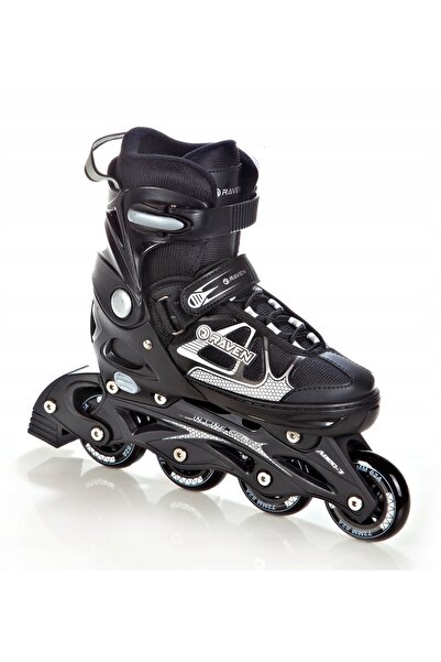 NO BRAND Role 3 în 1 Reglabile Raven Spirit Negru/Alb 37-40
