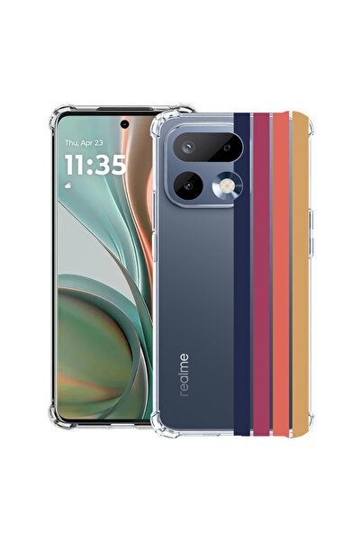 bestcase ®   Husă Antișoc pentru Realme 16 Pro 5G, Linii Retro, 3143991 AS 1478
