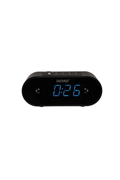 NO BRAND Ceas deșteptător cu radio FM și proiector Crp-717Black Denver