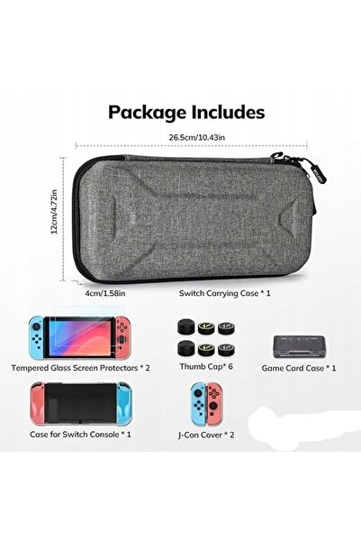 NO BRAND Husă de transport portabilă Futura pentru Nintendo Switch YK Younik