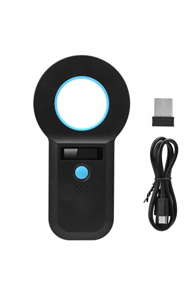 NO BRAND Cititor de microcipuri RFID Bluetooth 134.2Khz/125Khz Alimentat cu b...