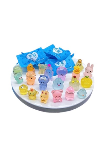 Choice Random Cute Mini Simulation Animal Blind Box Luminous Toys Action Surp...