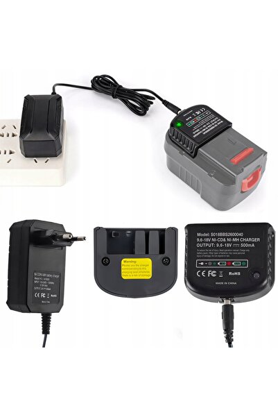 NO BRAND Încărcător de baterii Nimh 9.6V 12V 14.4V 18V pentru toate Black&Decker